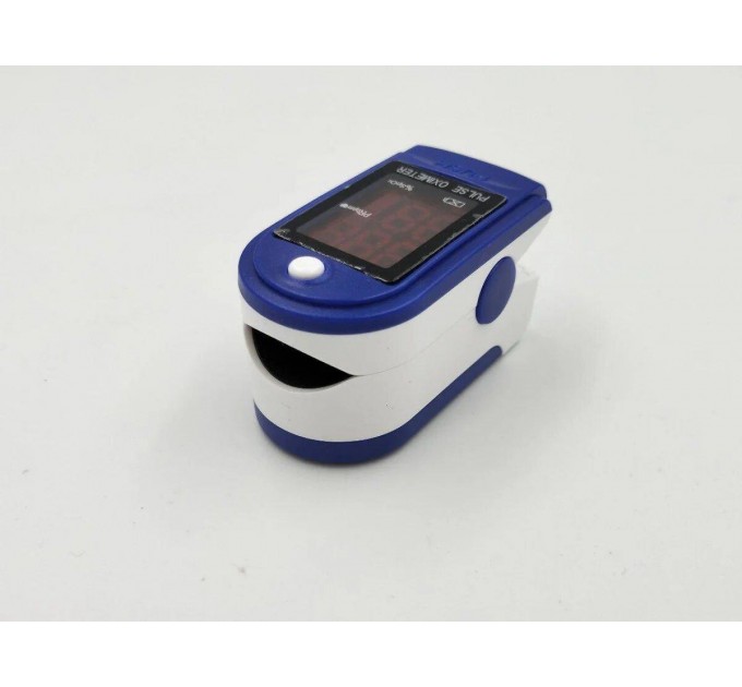 Пульсоксиметр напальний Fingertip Pulse Oximeter AB-88 (White Blue)