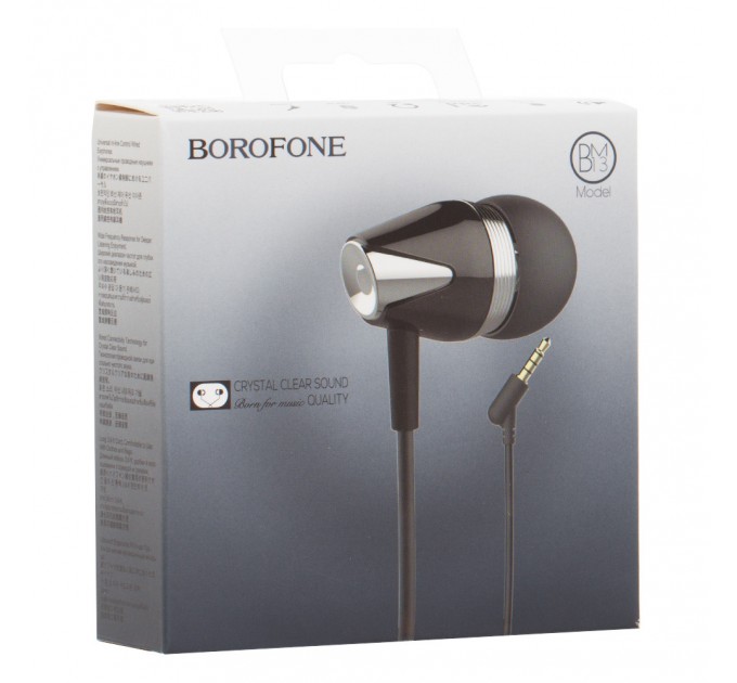Навушники вакуумні BM13 Borofone Black