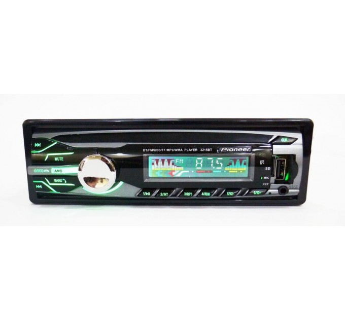 Автомагнітола 1DIN MP3-3215 RGB (Black)