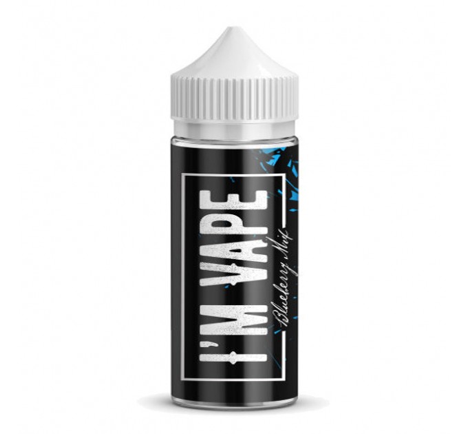 Рідина для електронних сигарет I'М VAPE Blueberry Mix 6 мг 120 мл (Чорниця з розслаблюючим ефектом)