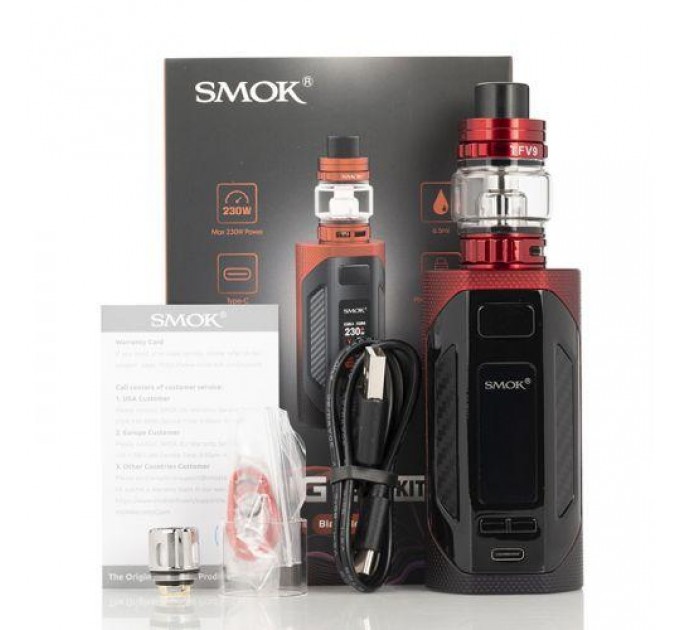 Електронна сигарета Smok Rigel 230W з TFV9 Original Kit (Black)