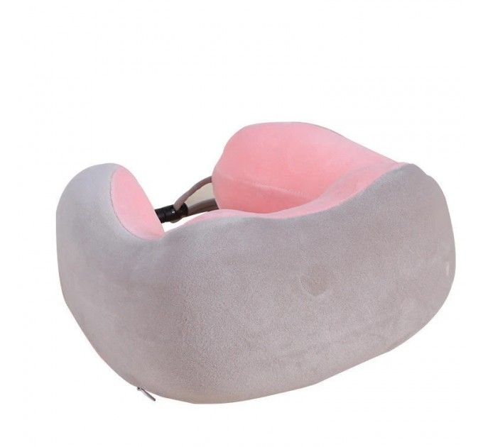 Масажна подушка U-Shaped Massage Pillow (Silver Pink)