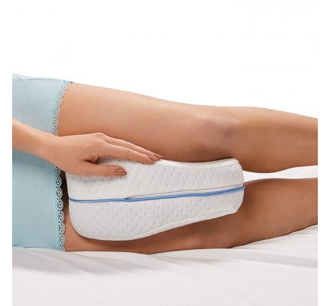 Подушка Contour Leg Pillow ортопедична для ніг (White)