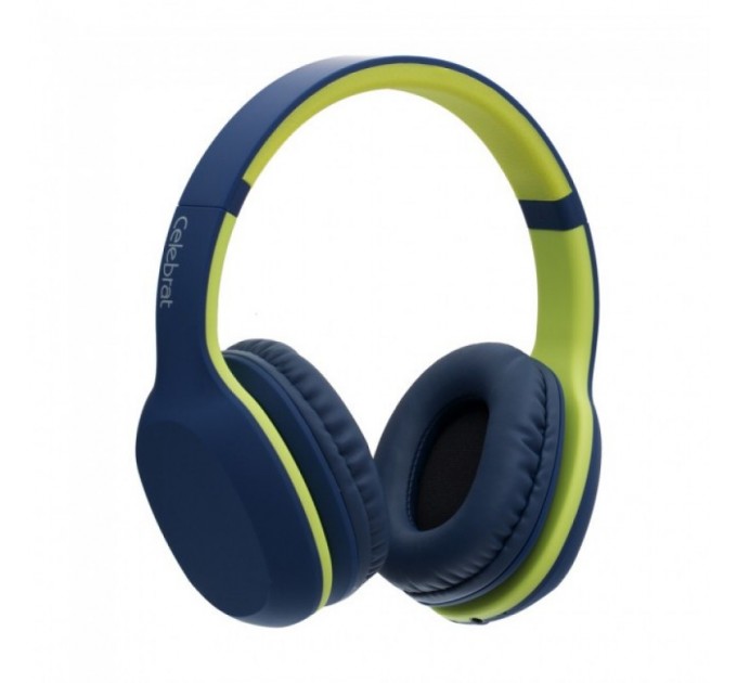 Бездротові блютуз навушники Celebrat A18 Blue Green