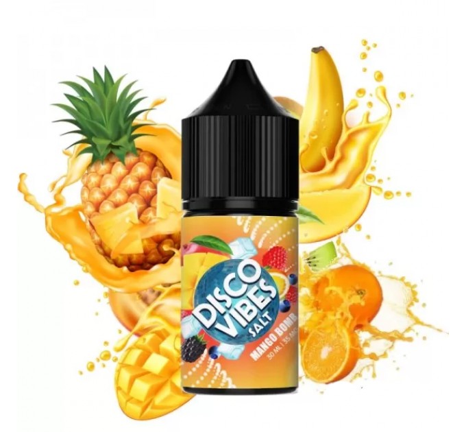 Жидкость для POD систем Disco Vibes Mango Bomb 30 мл 50 мг (Манговая бомба)