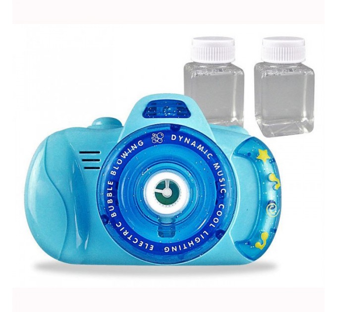 Генератор мильних бульбашок Bubble Camera (Блакитний)