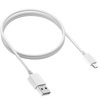 Kабель для зарядки USB - microUSB 1.0 м (White) 