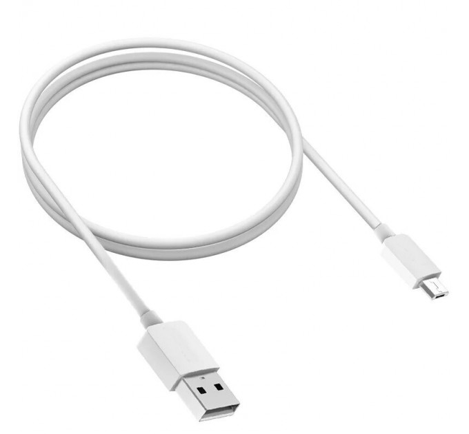 Кабель для заряджання USB - microUSB 1.0 м (White)