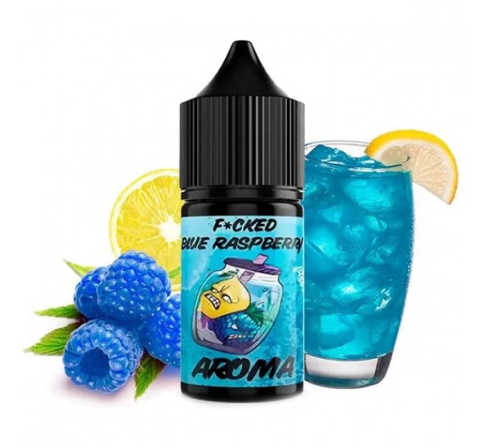 Жидкость для POD систем Fucked Mix Salt Blue Raspberry 30 мл 50 мг (Черничный лимонад)