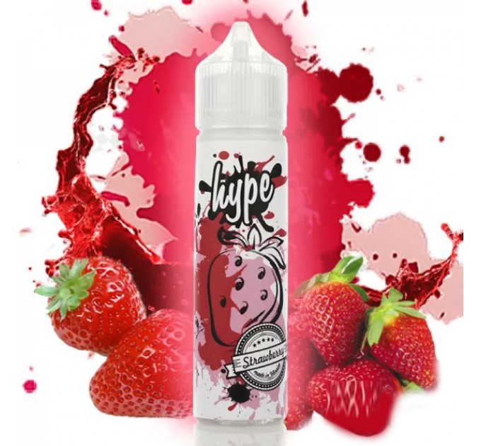 Жидкость для электронных сигарет Hype Organic Strawberry 60 мл 3 мг (Клубника, сливки, холодок)