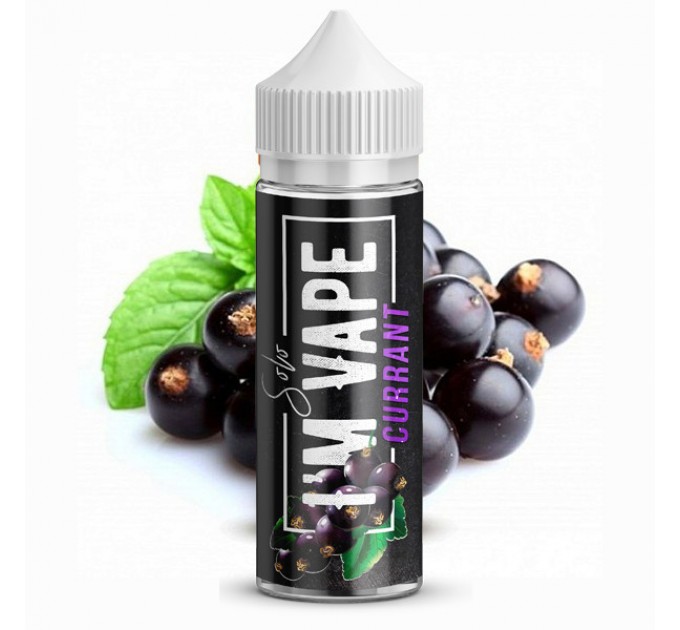 Жидкость для электронных сигарет I'М VAPE Black currant 1.5 мг 60 мл (Черная смородина)