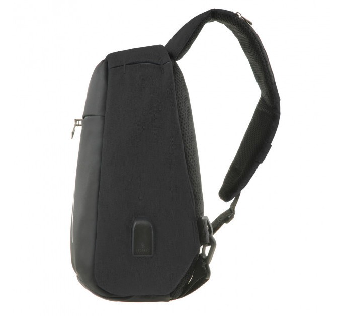 Міський рюкзак антизлодій Bobby Mini із захистом від кишенькових злодіїв та USB-портом для зарядки (Black)