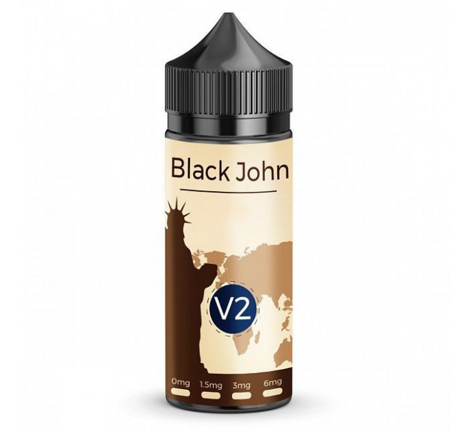 Жидкость для электронных сигарет Black John V2 120 мл 1.5 мг Captain black