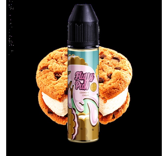 Жидкость для электронных сигарет Fluffy Puff Creamy Cookie 3 мг 60 мл (Кремовое печенье)