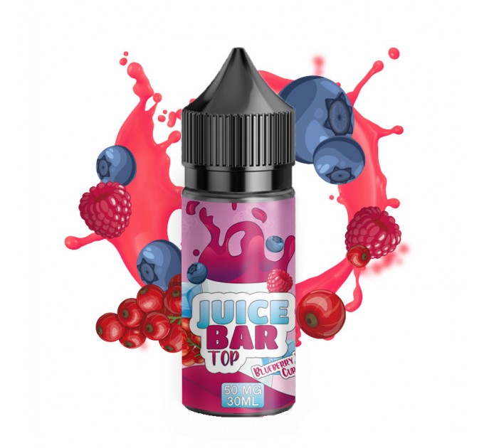 Рідина для POD систем Flavorlab JUICE BAR TOP Blueberry Raspberry Currant 30 мл 50 мг (Чорниця Малина Смородіна)