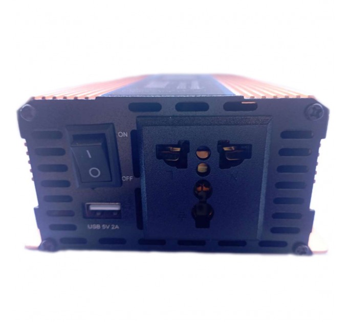 Инвертор Carmaer Power 2200W 027 с 12V на 220V (1розетка,1USB,экран)