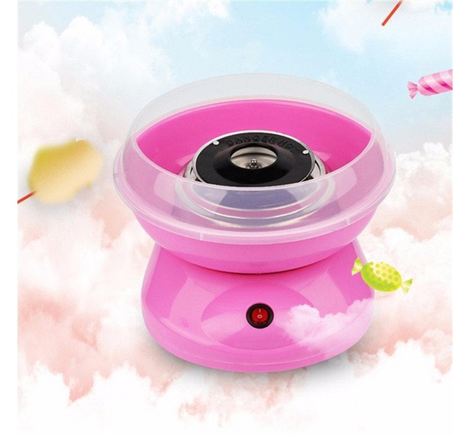 Апарат для приготування солодкої вати Cotton Candy Maker WJ15 (Pink)