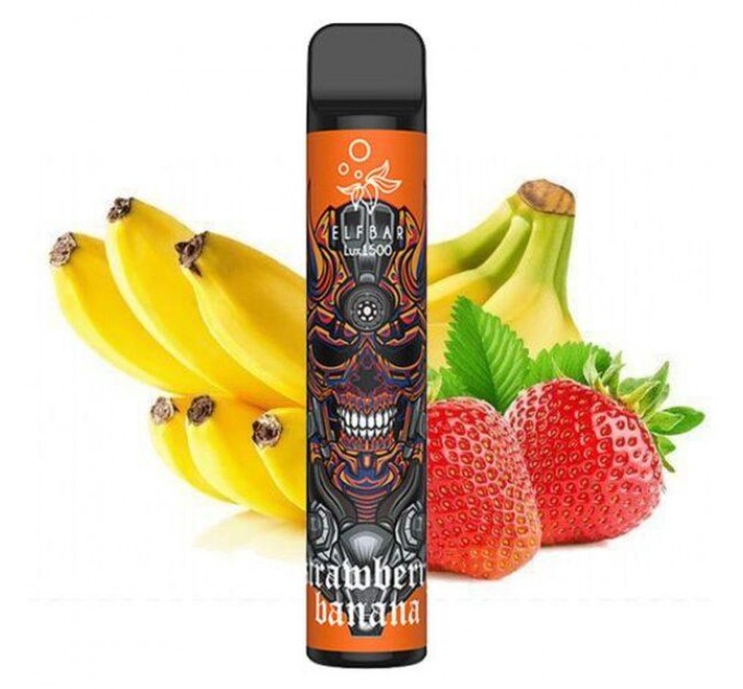 Одноразова електронна сигарета ELF BAR LUX Pod 850mAh 4.8ml 1500 затяжок Kit 20 мг, Strawberry Banana