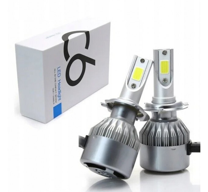 Лампа автомобильная LED C6 H7 (Silver)