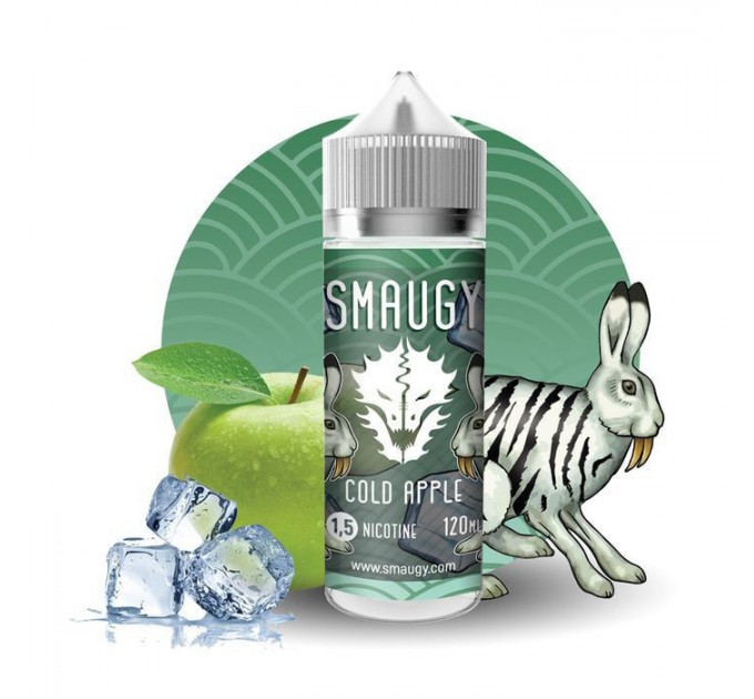 Жидкость для электронных сигарет SMAUGY ColdApple 3 мг 120 мл (Яблоко с ментолом)