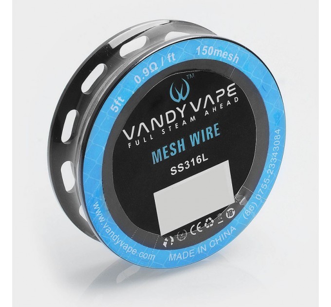 Котушка сітки Vandy Vape Mesh Wire DIY SS316 150 mesh