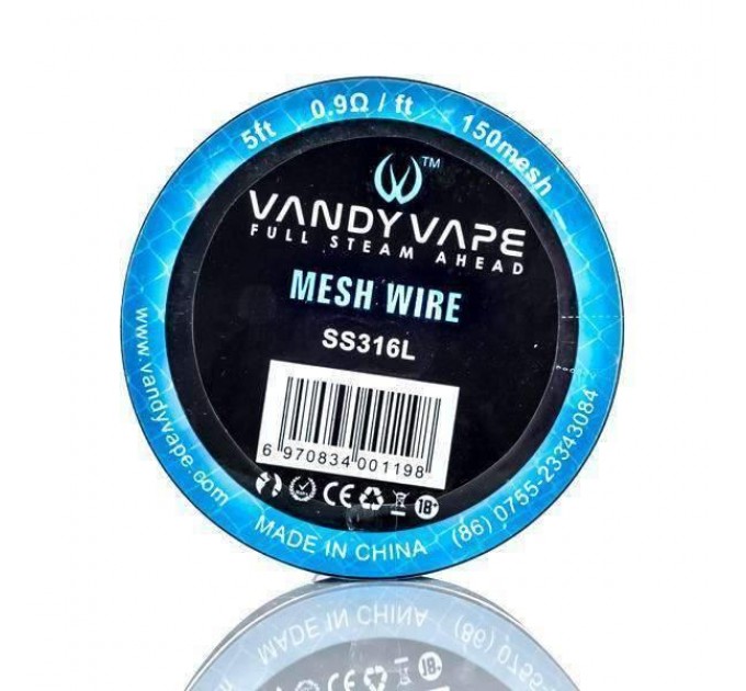 Катушка сетки Vandy Vape Mesh Wire DIY SS316 150 mesh