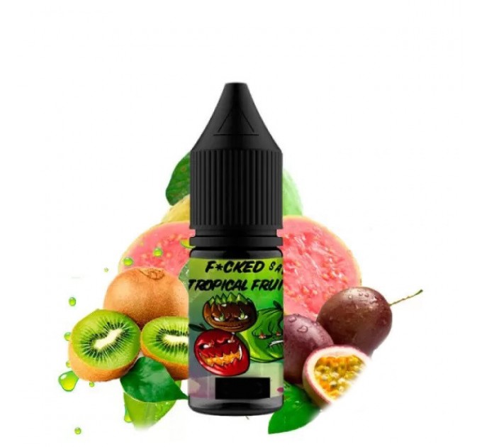 Жидкость для POD систем Fucked Mix Salt Tropical Fruit 10 мл 50 мг (Тропический микс)
