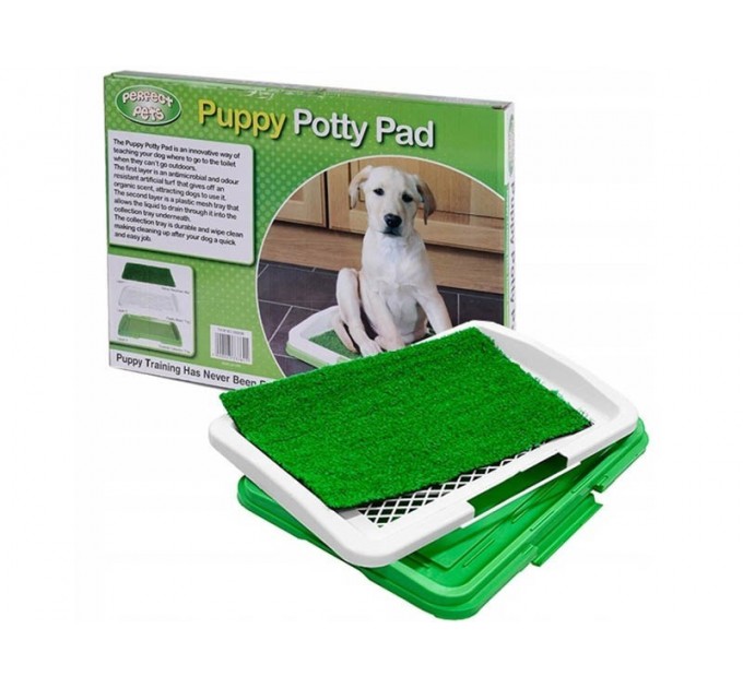 Туалет для собак Puppy Potty Pad (Green White)