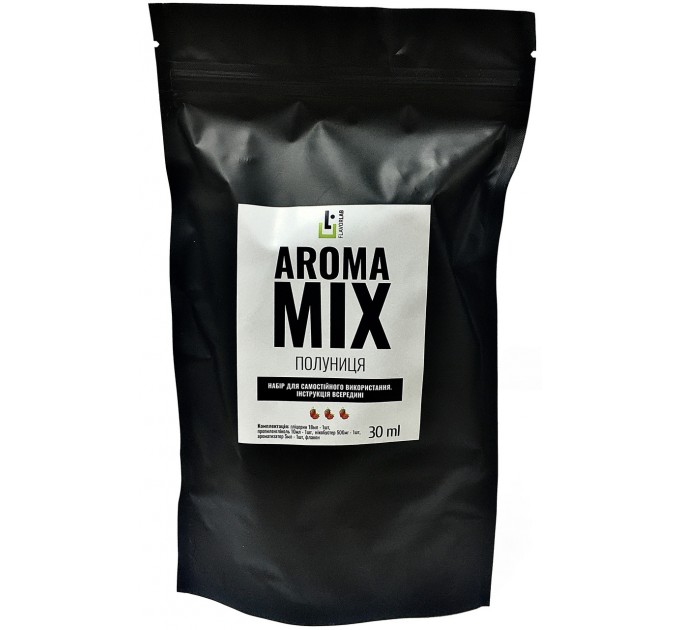 Набір для самозамісу Aroma Mix 30 мл (0-50 мг, Полуниця)