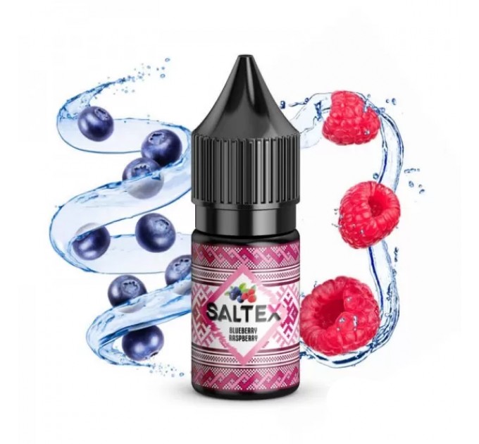 Рідина для POD систем Saltex UA Blueberry Raspberry 10 мл 50 мг.