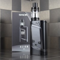 Електронна сигарета Smok Alien TC 220W Kit (Чорно/Сірий)