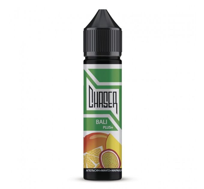 Жидкость для электронных сигарет CHASER Silver Organic BALI PLUS 60 мл 3 мг (Маракуйя, апельсин и манго)