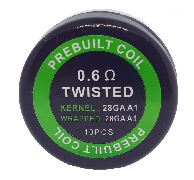 Комплект спіралей PREBUILT Twisted Coil 0.6 10 шт