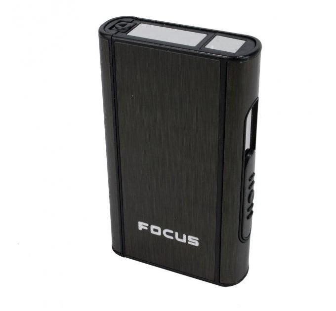 Портсигар на 10 сигарет с выбросом сигарет Focus Lavida XT-4937 Black