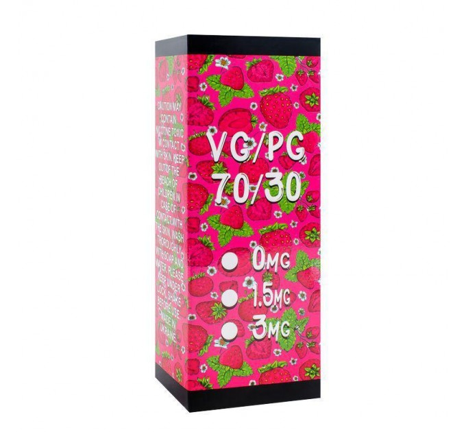 Рідина для електронних цигарок Several Puffs Pink Boss 0 мг 100 мл (Малиново полуничний йогурт)