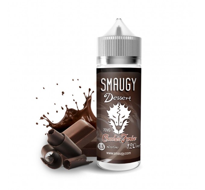 Рідина для електронних сигарет SMAUGY Chocolate Fondue 1.5 мг 120 мл (Молочно-чорний шоколад)