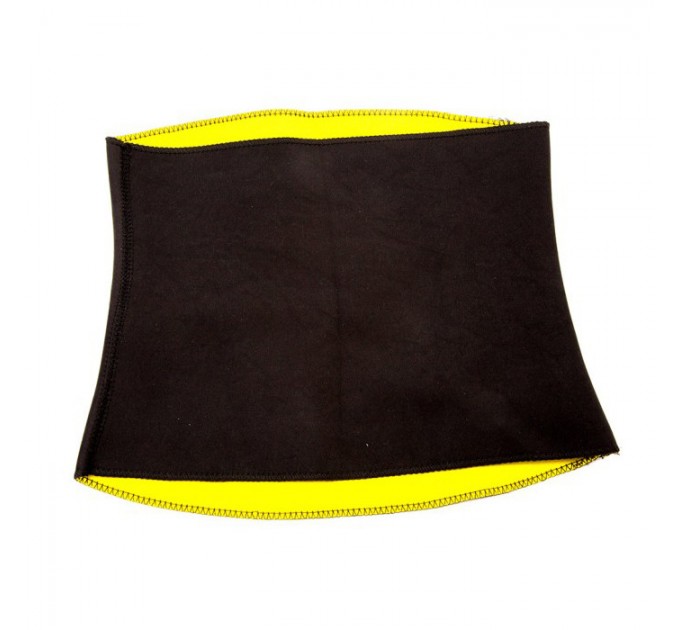 Пояс для похудения утягивающий Hot Shapers (Black Yellow, L)