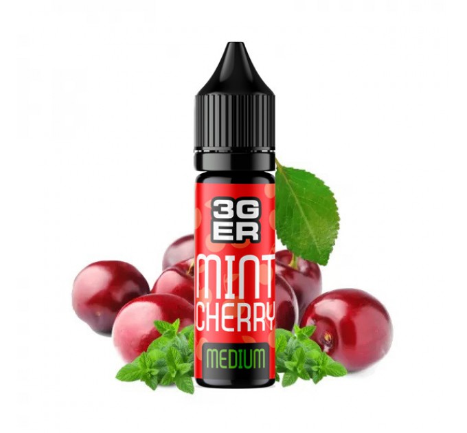 Рідина для систем 3GER Salt Mint Cherry 15 мл 50 мг (М'ята вишня)