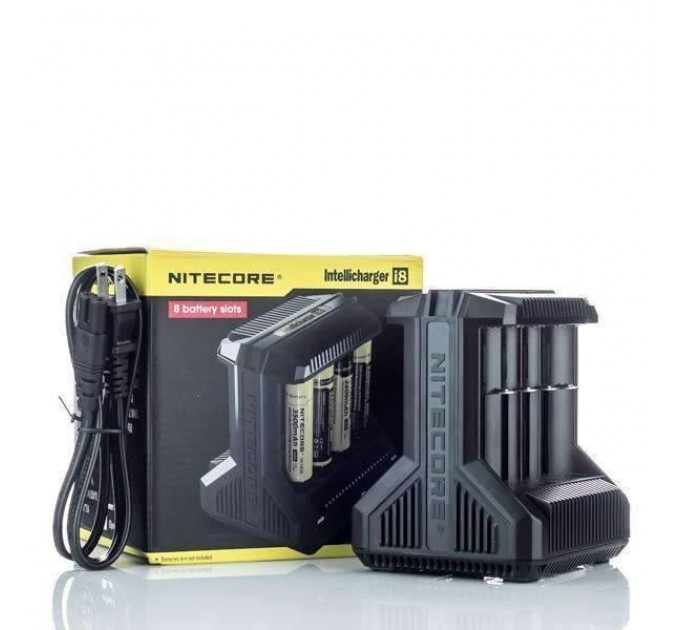 Зарядное устройство Nitecore i8 Multi-Slot Battery Charger Black