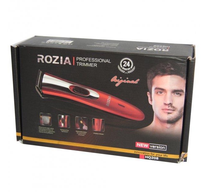 Електричний триммер для обличчя Rozia HQ 208 (Red)
