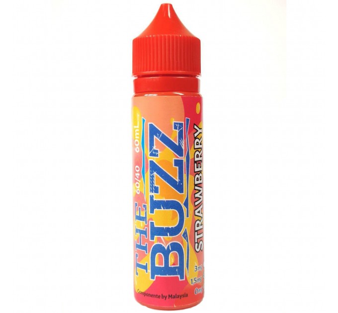 Рідина для електронних сигарет The Buzz Fruit Strawberry 0 мг 60 мл (Полуниця)