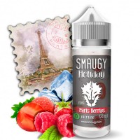 Жидкость для электронных сигарет SMAUGY Holiday Paris Berries 0 мг 120 мл (Малиново-клубничный микс)