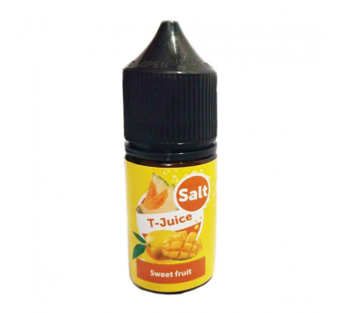 Жидкость для POD систем T-Juice Salt Sweet fruit 30 мл 40 мг (Сладкие фрукты)