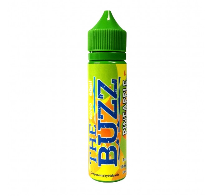 Рідина для електронних сигарет The Buzz Fruit Pineapple 1.5 мг 60 мл (Соковитий ананас)