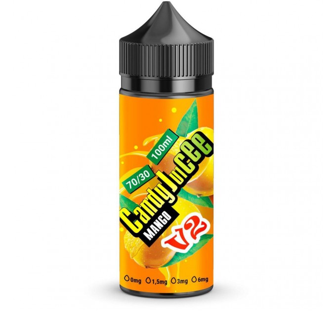 Жидкость для электронных сигарет Candy Juicee V2 Mango 0 мг 100 мл (Манго)