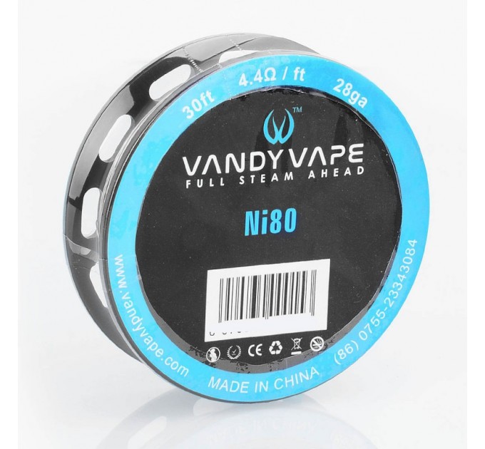 Дріт для спіралі Vandy Vape Resistance Wire Ni80 28GA