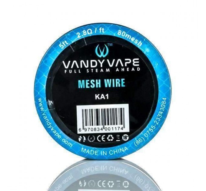 Котушка сітки Vandy Vape Mesh Wire Original DIY Kanthal 1 80 mesh