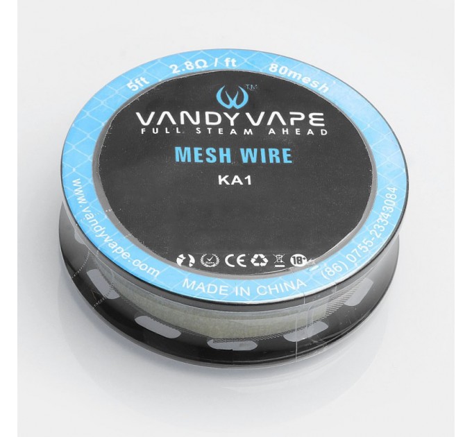 Котушка сітки Vandy Vape Mesh Wire Original DIY Kanthal 1 80 mesh