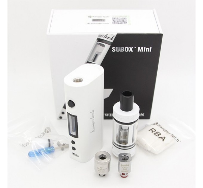Електронна сигарета Kangertech Subox Mini 50W Starter Kit (Білий)