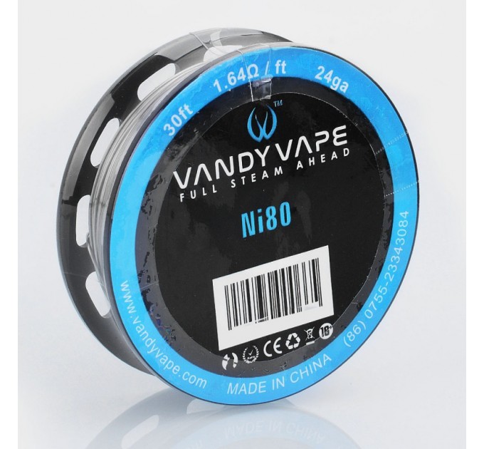 Дріт для спіралі Vandy Vape Resistance Wire Ni80 24GA